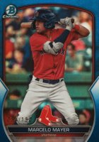 2023 Bowman Draft #BDC20 Marcelo Mayer Chrome-Blue Baseball Card