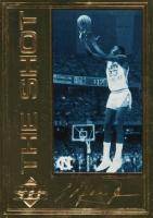 1996 Upper Deck Authenticated 22KT Gold #MJ2 Michael Jordan The Shot Basketball Card