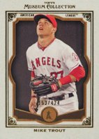 2013 Topps Museum Collection #46 Mike Trout Copper Baseball Card