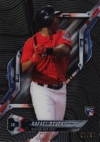 2018 Topps High Tek #HT-RD Rafael Devers Rainbow Foil-Black Baseball Card