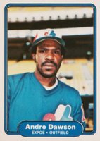 1982 Fleer #187 Andre Dawson Baseball Card