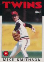1986 Topps #695 Mike Smithson Baseball Card