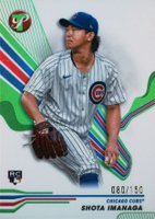 2024 Topps Pristine #48 Shota Imanaga Green Refractor Baseball Card