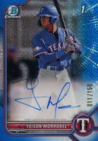 2022 Bowman Chrome Prospect Autographs #CPAYML Yeison Morrobel Hta Choice Refractor Baseball Card