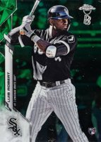 2020 Ben Baller Chrome #60 Luis Robert Green Refractor Baseball Card