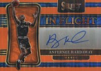 2021 Panini Select in Flight Signatures #IFAHW Anfernee Hardaway Neon Orange Pulsar Basketball Card