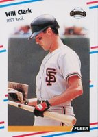 1988 Fleer #78 Will Clark Baseball Card