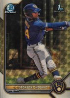 2022 Bowman Chrome Prospects #BCP79 Jackson Chourio Superfractor 1/1 Baseball Card