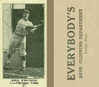 1916 Everybody's #57 Bill Fischer Baseball Card