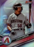 2022 Bowman's Best Top Prospects #TP4 Jordan Lawlar Refractor Baseball Card