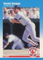 1987 Fleer #29 Wade Boggs Baseball Card