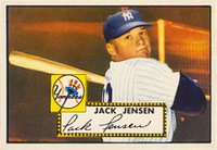 1952 Topps #122 Jack Jensen Baseball Card
