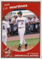 2009 Grandstand Greeneville Astros # J.D. Martinez Baseball Card