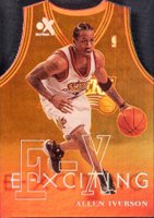 1999 Skybox E-X E-Xciting #3 Allen Iverson Basketball Card