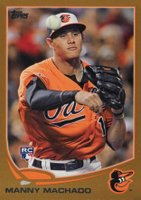 2013 Topps #270 Manny Machado Fielding-Gold Baseball Card