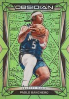 2023 Panini Obsidian #7 Paolo Banchero Electric Etch Green Flood Basketball Card