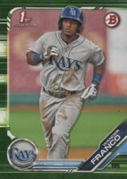 2019 Bowman Paper Prospects #BP100 Wander Franco Camo Baseball Card