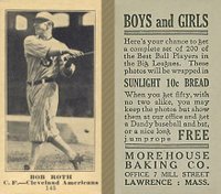 1916 Morehouse Baking #145 Bob Roth Baseball Card