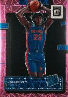 2022 Panini Donruss Optic #241 Jaden Ivey Pink Velocity Basketball Card