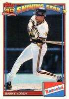 1991 Bazooka #1 Barry Bonds Baseball Card