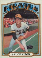 1972 Topps #72 Bruce Kison Baseball Card
