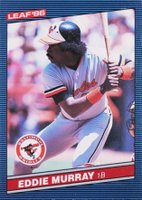 1986 Leaf #83 Eddie Murray Baseball Card