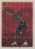 1999 Upper Deck MVP #191 Michael Jordan Gold Script Basketball Card