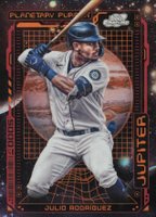 2023 Topps Cosmic Chrome Planetary Pursuit #9 Julio Rodriguez Jupiter Baseball Card