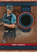 2024 Topps Update All-Star Stitches Relics #ASRPS Paul Skenes Gold Baseball Card