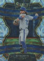 2020 Panini Select #7 Bo Bichette Scope Prizm Baseball Card