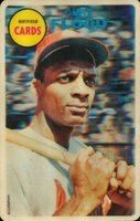 1968 Topps 3-D # Curt Flood Baseball Card