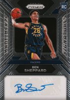 2023 Panini Prizm Sensational Signatures #SSSD Ben Sheppard Basketball Card