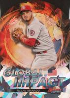 2022 Bowman's Best Global Impact Die-Cut #GI25 Nolan Arenado Atomic Refractor Baseball Card