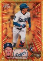 2023 Topps Chrome Radiating Rookies #RR19 Miguel Vargas Baseball Card