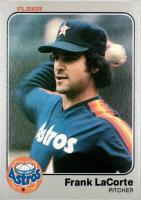 1983 Fleer #454 Frank LaCorte Baseball Card