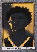 2023 Panini NBA Hoops Presentations #11 Keyonte George Basketball Card