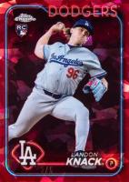 2024 Topps Chrome Sapphire Update Series #127 Landon Knack Red Baseball Card