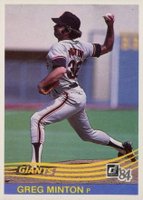 1984 Donruss #187 Greg Minton Baseball Card