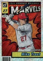 2022 Panini Donruss Marvels #M1 Mike Trout Rapture Baseball Card