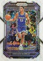 2022 Panini Prizm #245 Keegan Murray White Sparkle Basketball Card