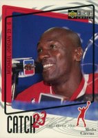 1997 Collector's Choice  #191 Michael Jordan Catch 23-Media Circus Basketball Card