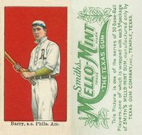 1910 Mello-Mint # Jack Barry Baseball Card