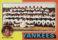 1975 Topps #611 New York Yankees Team Baseball Card