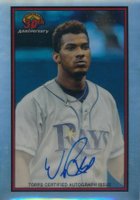 2019 Bowman 30th Anniversary Autograph Chrome #WF Wander Franco Baseball Card