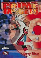 1998 Topps Chrome Season's Best #27 Jerry Rice Refractor Football Card