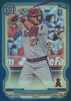 2020 Topps Gypsy Queen #300 Mike Trout Blue Baseball Card