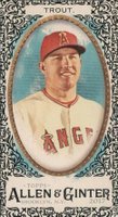 2017 Topps Allen & Ginter #10 Mike Trout Mini-Black Border Baseball Card