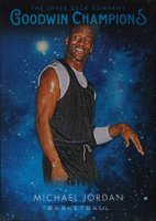 2021 Goodwin Champions #1 Michael Jordan Platinum-Cosmic Basketball Card