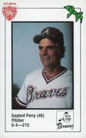 1981 Atlanta Braves Police #46 Gaylord Perry Baseball Card