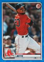 2020 Bowman #45 Mookie Betts Blue Baseball Card